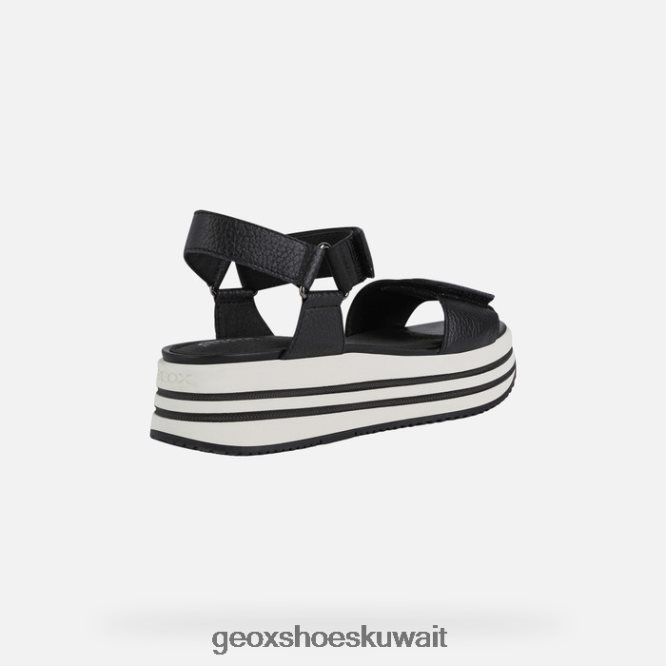 Geox BLL84T355 Sandal Kency Woman Black