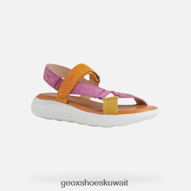 Geox BLL84T36 Spherica Ec5W Woman Fuchsia/Orange