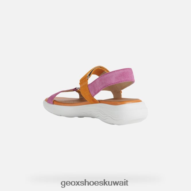 Geox BLL84T36 Spherica Ec5W Woman Fuchsia/Orange
