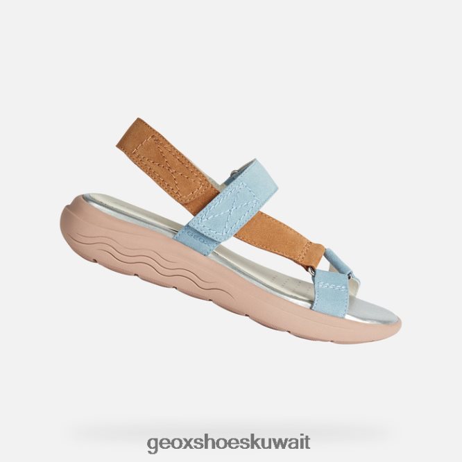 Geox BLL84T37 Spherica Ec5W Woman Light Sky/Camel