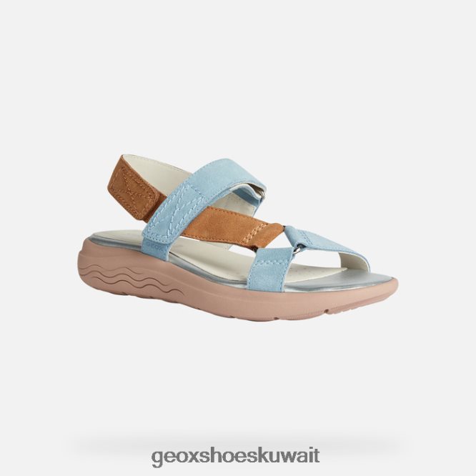 Geox BLL84T37 Spherica Ec5W Woman Light Sky/Camel