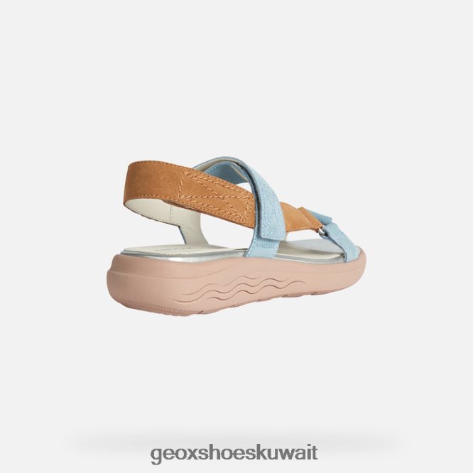 Geox BLL84T37 Spherica Ec5W Woman Light Sky/Camel