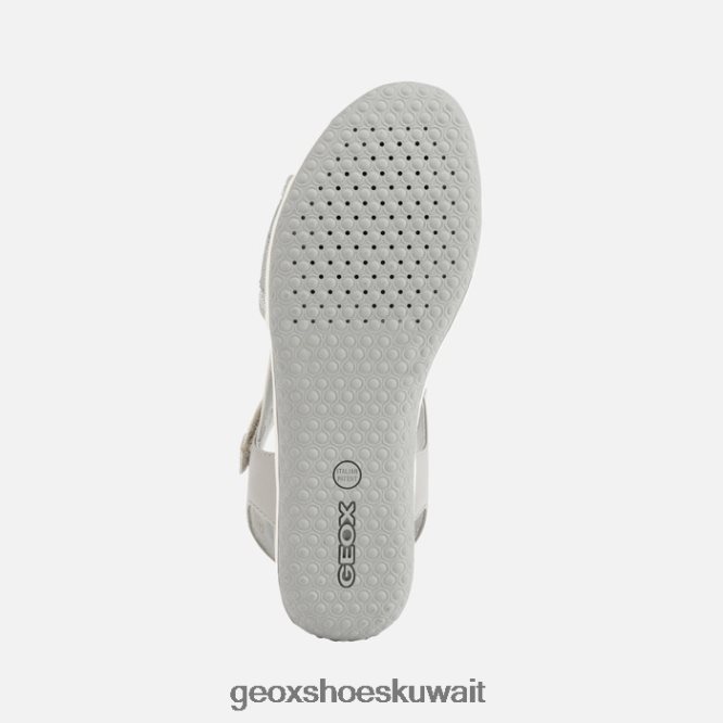 Geox BLL84T457 Sandal Vega Woman Light Grey/Light Avio