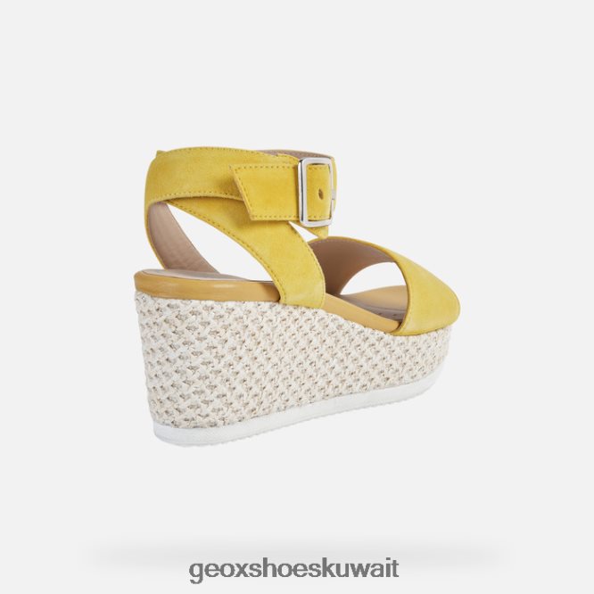 Geox BLL84T460 Lipari Woman Dark Yellow