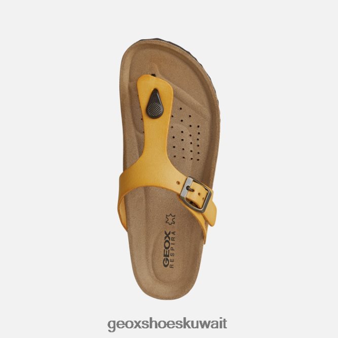 Geox BLL84T495 Brionia Woman Dark Yellow