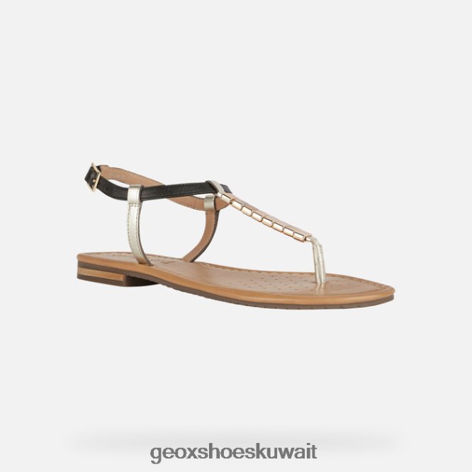 Geox BLL84T519 Sozy S Woman Black/Light Gold