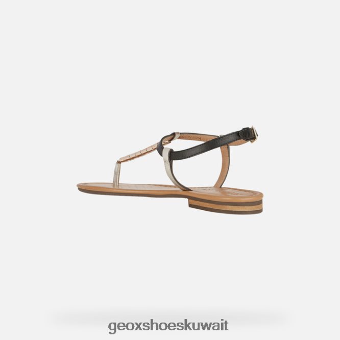 Geox BLL84T519 Sozy S Woman Black/Light Gold