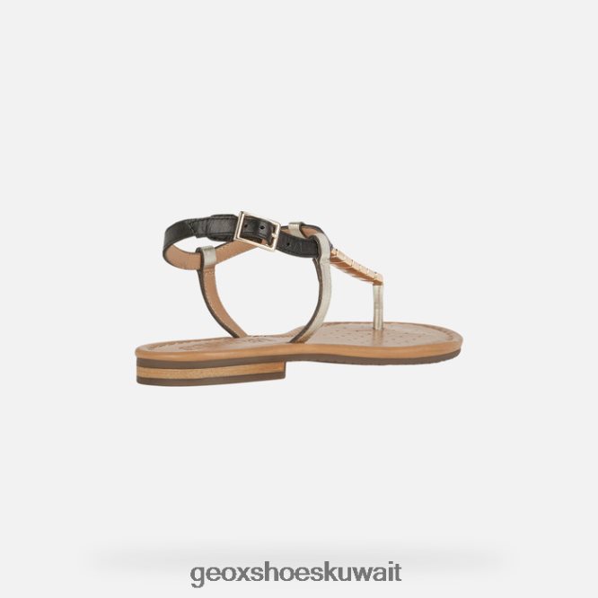 Geox BLL84T519 Sozy S Woman Black/Light Gold