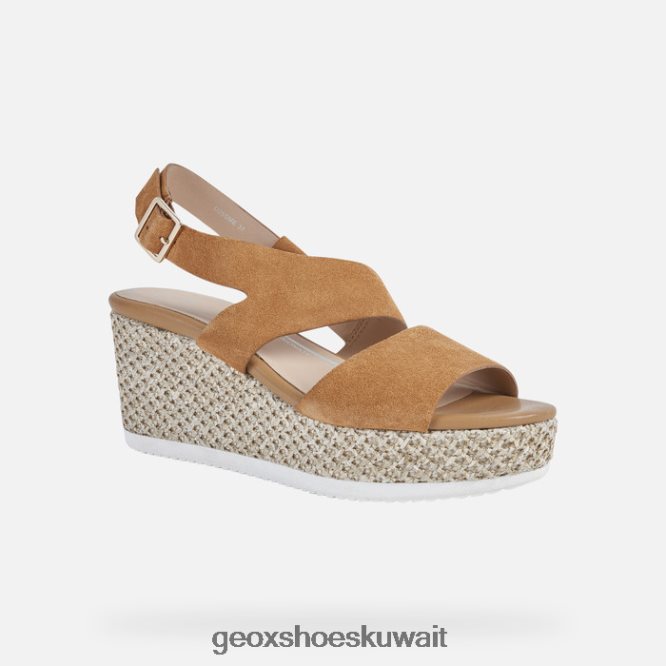Geox BLL84T534 Lipari Woman Cognac