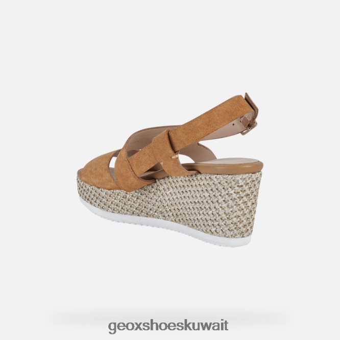 Geox BLL84T534 Lipari Woman Cognac