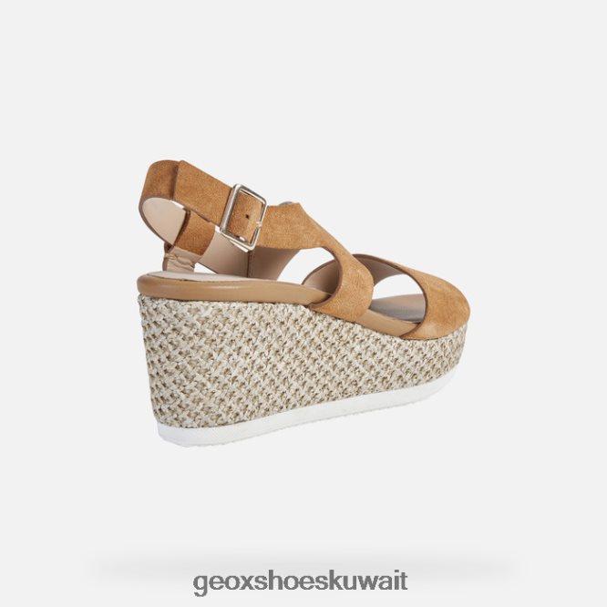 Geox BLL84T534 Lipari Woman Cognac