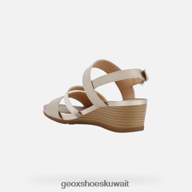 Geox BLL84T542 Marykarmen Woman Beige/Light Gold