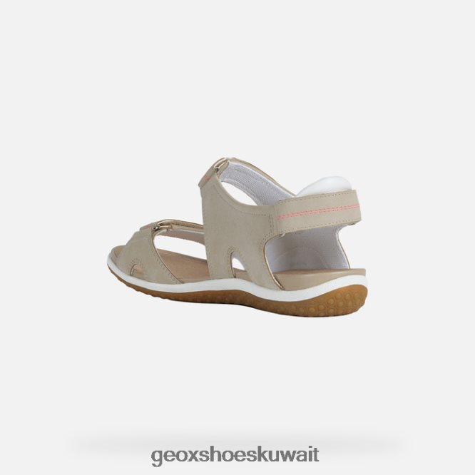 Geox BLL84T56 Sandal Vega Woman Taupe