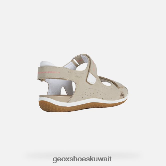 Geox BLL84T56 Sandal Vega Woman Taupe