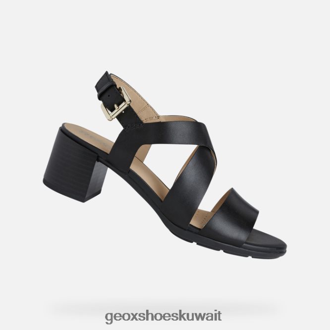 Geox BLL84T588 Marykarmen Mid Sandal Woman Black