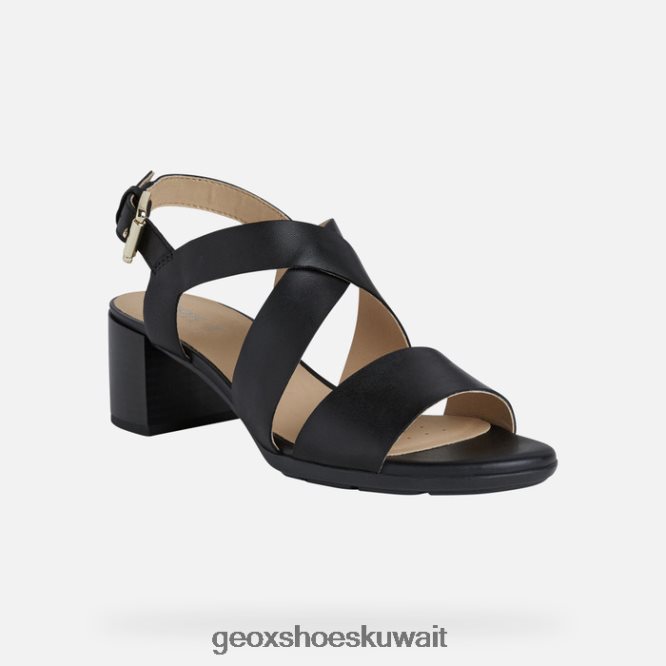 Geox BLL84T588 Marykarmen Mid Sandal Woman Black