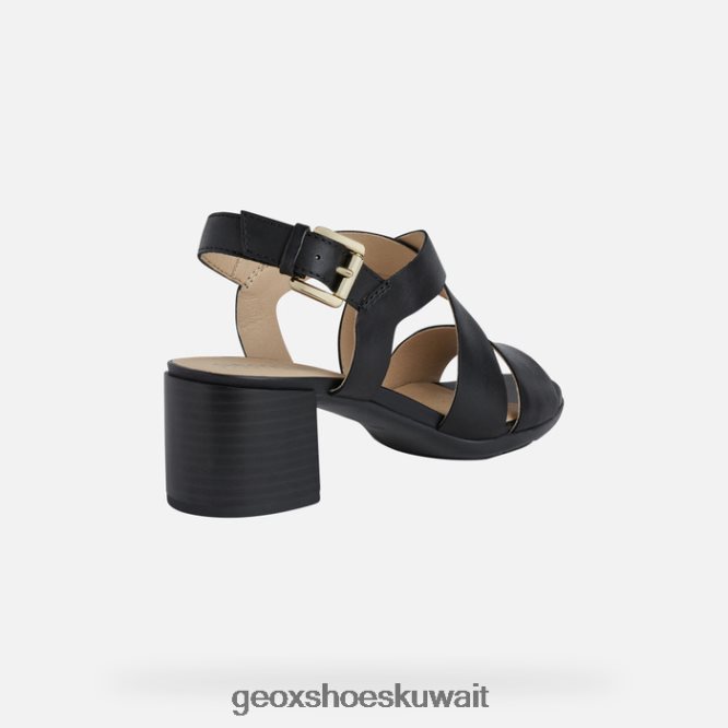 Geox BLL84T588 Marykarmen Mid Sandal Woman Black