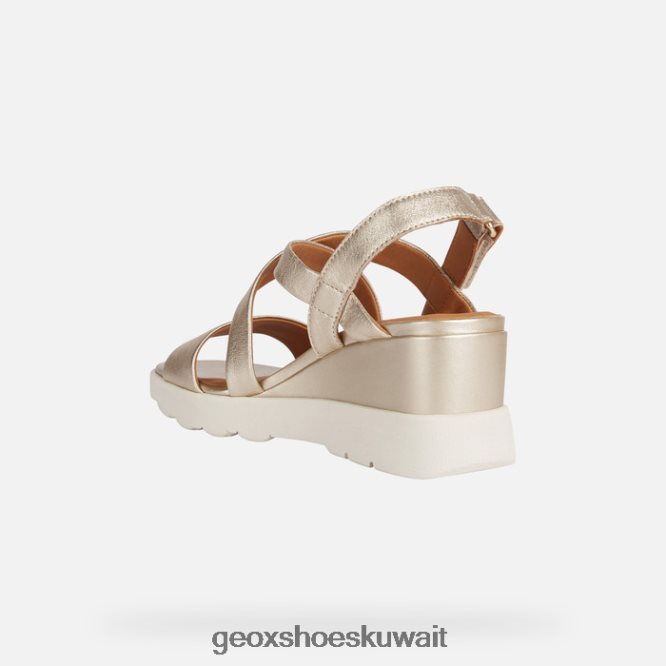 Geox BLL84T87 Spherica Ec6 Woman Light Gold