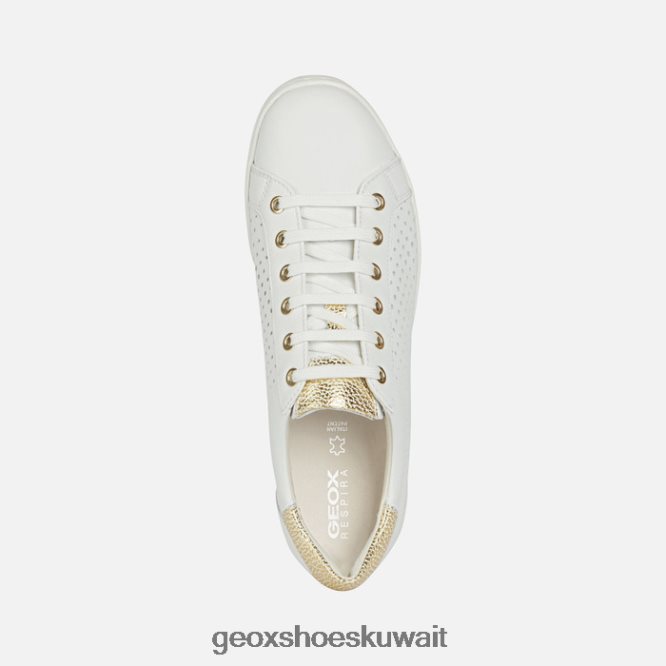 Geox BLL84T102 Jaysen Woman White/Gold