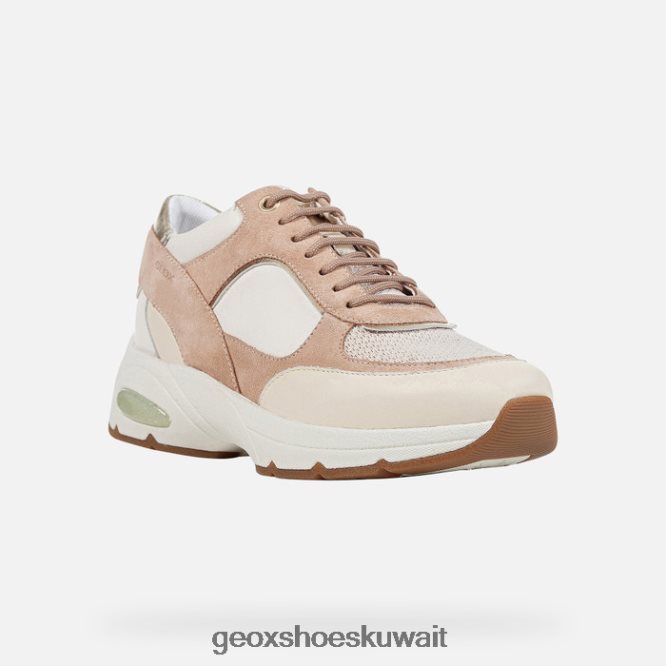 Geox BLL84T125 Alhour Woman Dark Skin/Off White