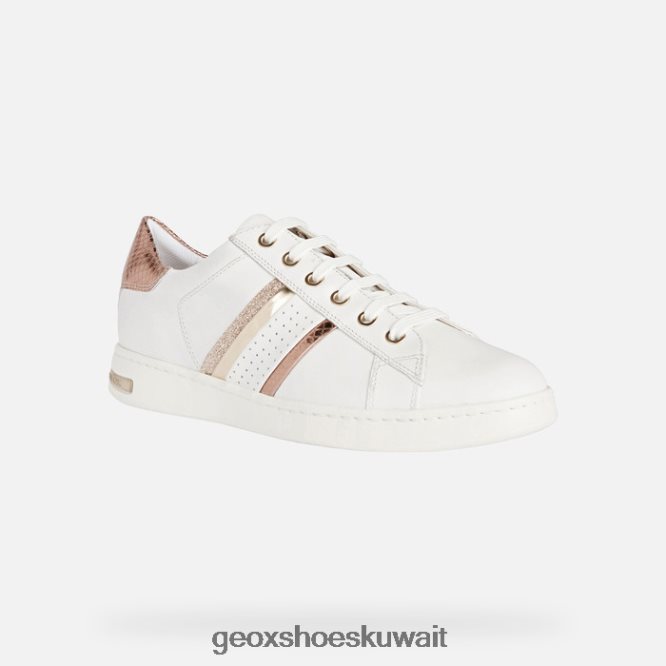 Geox BLL84T145 Jaysen Woman White/Rose Gold