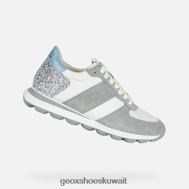Geox BLL84T1657 Spherica Vseries Woman Light Grey/White