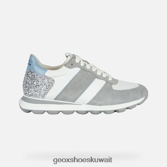 Geox BLL84T1657 Spherica Vseries Woman Light Grey/White