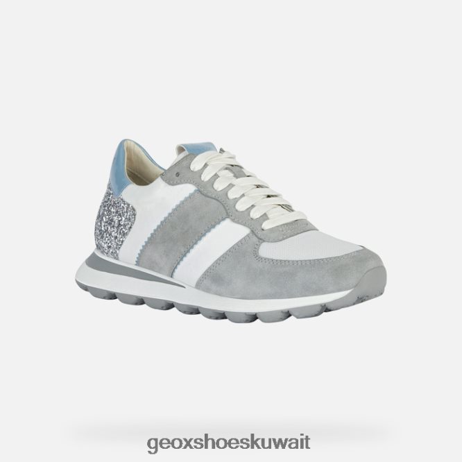 Geox BLL84T1657 Spherica Vseries Woman Light Grey/White