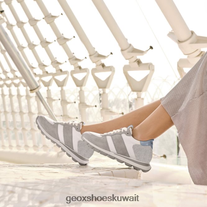 Geox BLL84T1657 Spherica Vseries Woman Light Grey/White