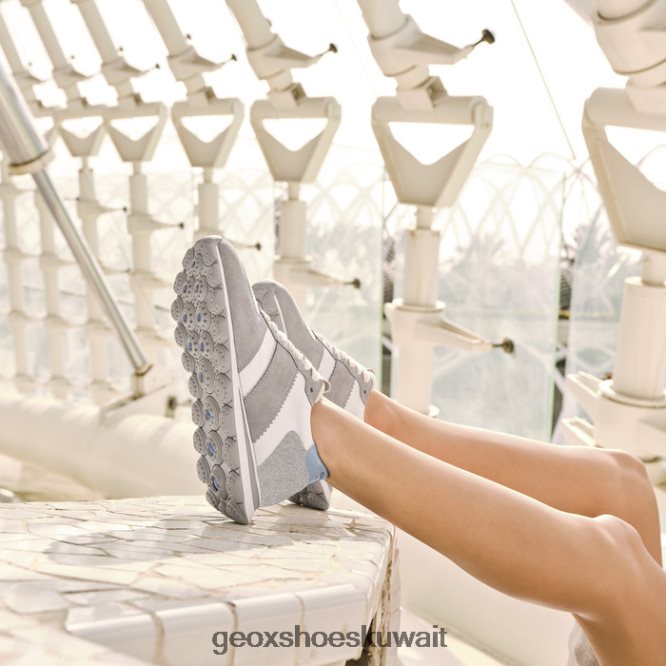 Geox BLL84T1657 Spherica Vseries Woman Light Grey/White