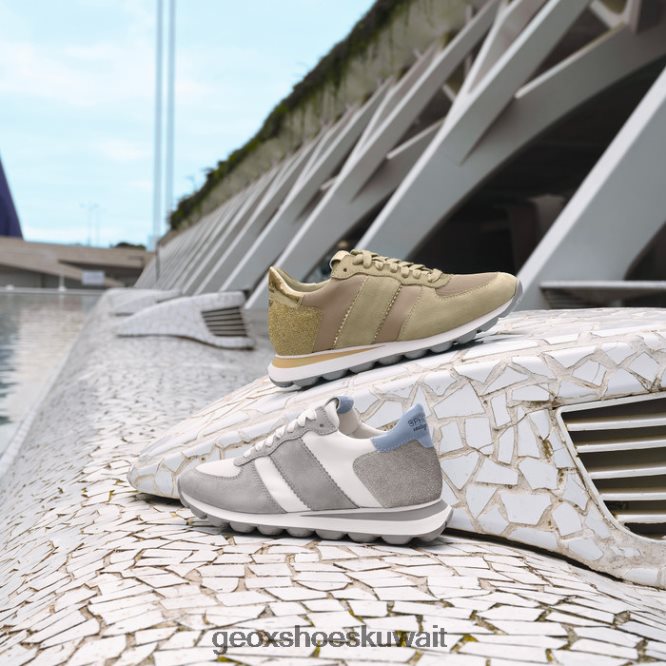 Geox BLL84T1657 Spherica Vseries Woman Light Grey/White