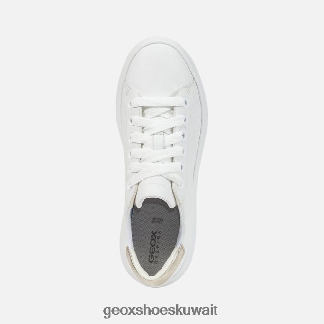 Geox BLL84T1693 Spherica Ec4.1 Woman White/Gold