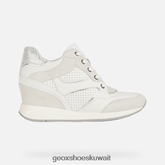 Geox BLL84T1731 Nydame Woman White/Off White