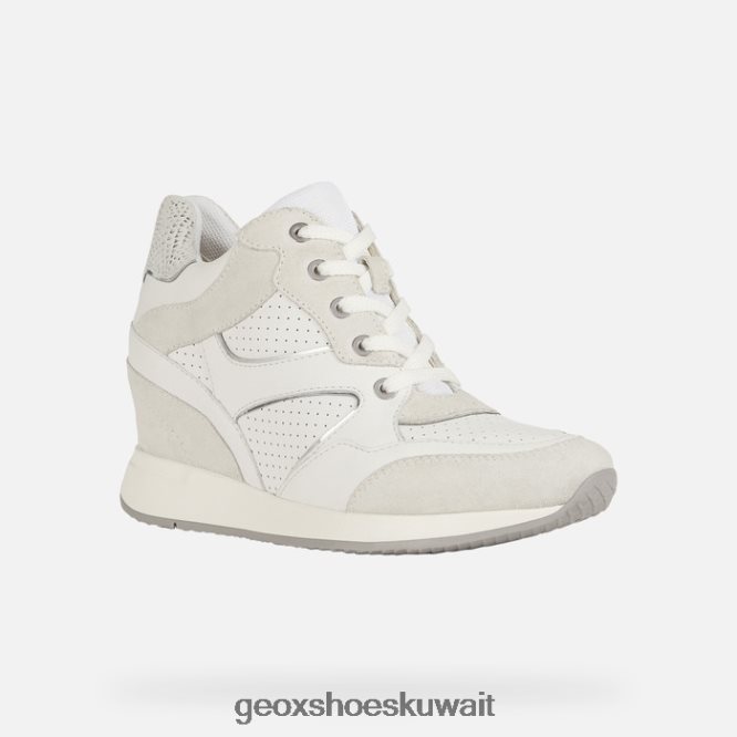 Geox BLL84T1731 Nydame Woman White/Off White