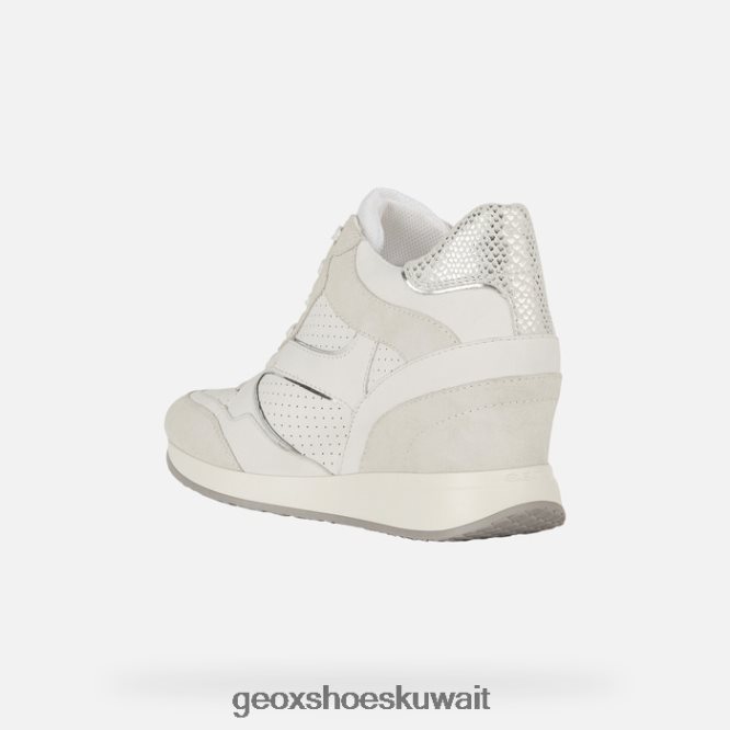 Geox BLL84T1731 Nydame Woman White/Off White