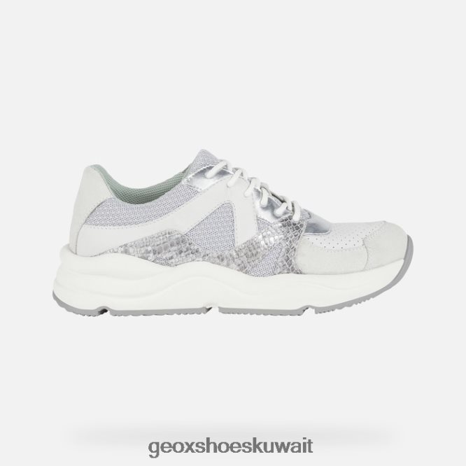 Geox BLL84T1740 Topazio Woman Light Grey/White