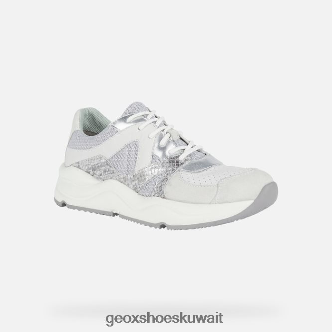Geox BLL84T1740 Topazio Woman Light Grey/White