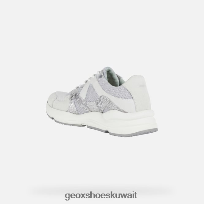 Geox BLL84T1740 Topazio Woman Light Grey/White