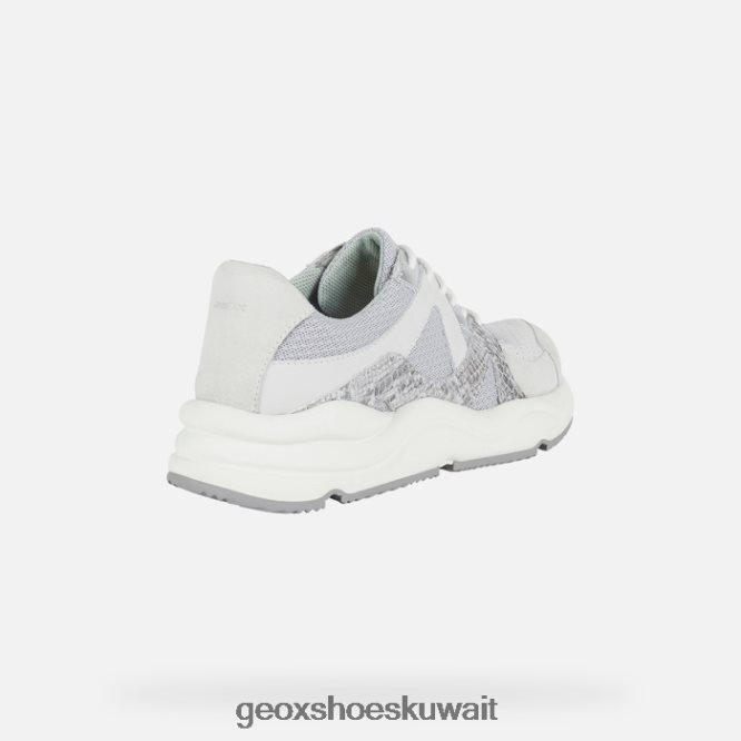 Geox BLL84T1740 Topazio Woman Light Grey/White