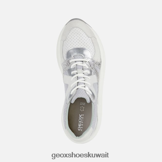 Geox BLL84T1740 Topazio Woman Light Grey/White