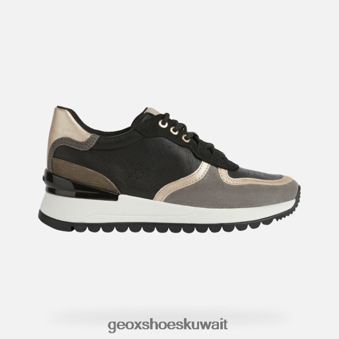 Geox BLL84T191 Desya Woman Black/Dark Grey