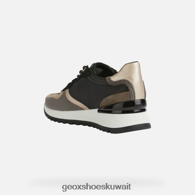 Geox BLL84T191 Desya Woman Black/Dark Grey