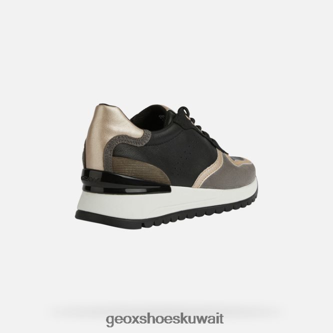 Geox BLL84T191 Desya Woman Black/Dark Grey