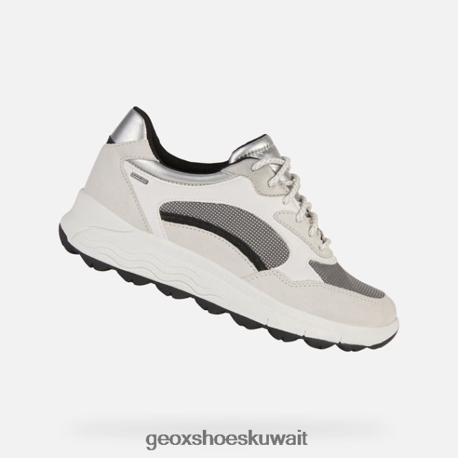 Geox BLL84T194 Spherica 4X4 Abx Woman Off White/Dark Grey