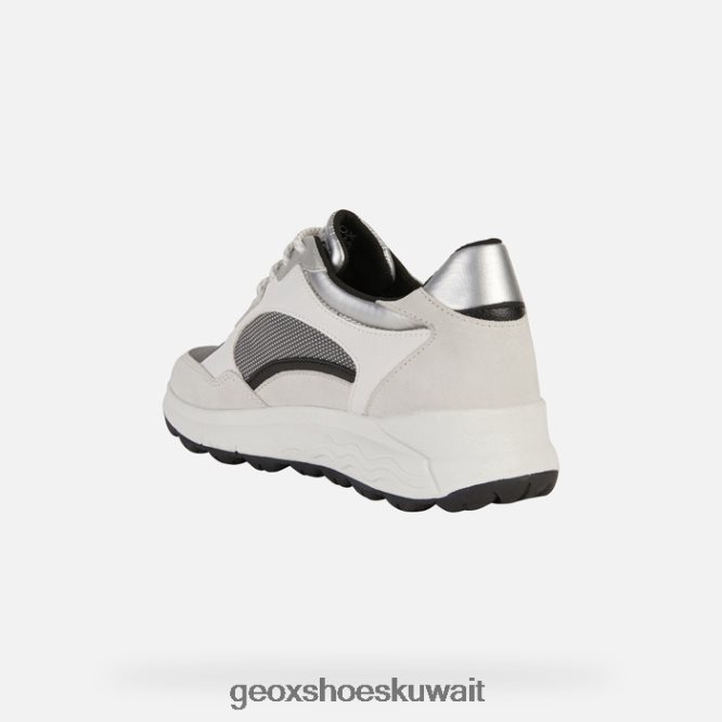 Geox BLL84T194 Spherica 4X4 Abx Woman Off White/Dark Grey