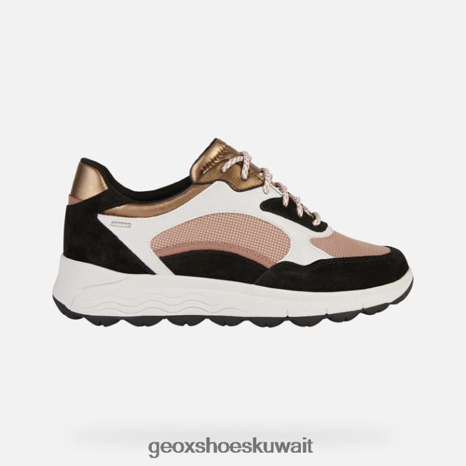 Geox BLL84T195 Spherica 4X4 Abx Woman Black/Dark Rose