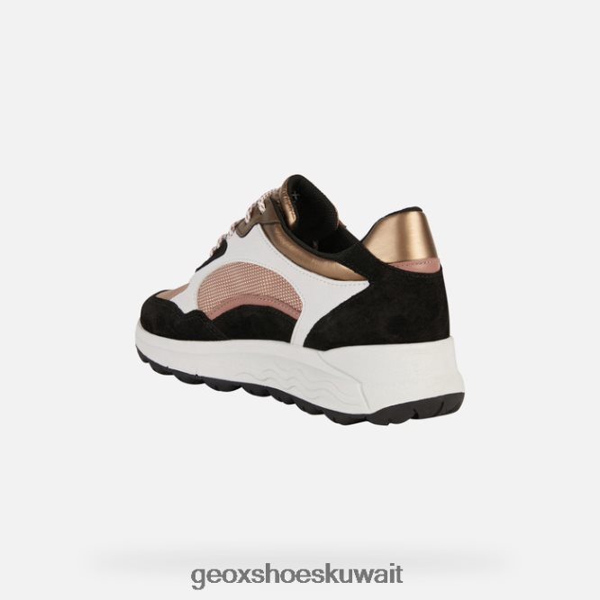 Geox BLL84T195 Spherica 4X4 Abx Woman Black/Dark Rose