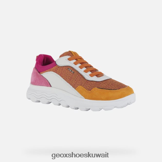 Geox BLL84T20 Spherica Woman Orange/Fuchsia
