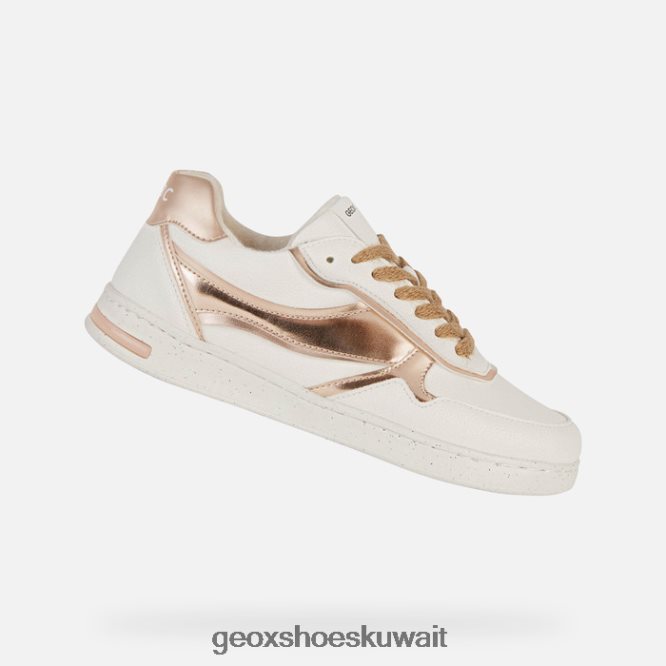 Geox BLL84T217 Jaysen Woman White/Rose Gold