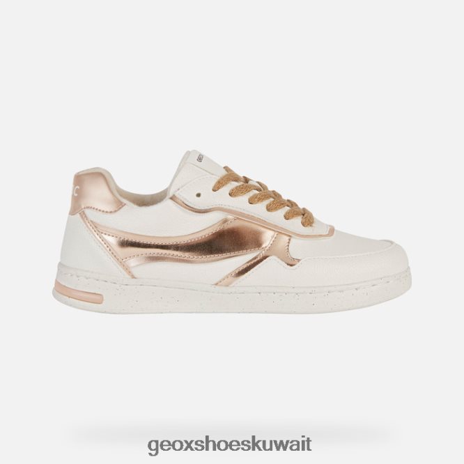 Geox BLL84T217 Jaysen Woman White/Rose Gold